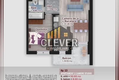 Apartament cu 2 camere decomandat în Theodor Pallady