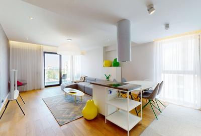 Apartament cu 3 camere semidecomandat în Herăstrău