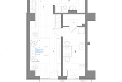 Apartament o camera - bloc nou - Cug - Selgros - 3