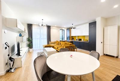 Apartament cu 3 camere decomandat, mobilat în Barbu Văcărescu