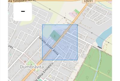 Oportunitate investiție! Dumbrăvița teren 965mp  str Petőfi Șandor - 1