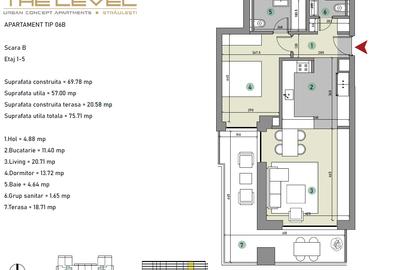 Direct Dezvoltator - "The Level Apartments faza 3" - Baneasa - 2 camere - 1