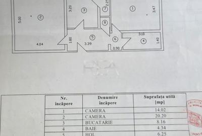 2 camere Mall Vitan decomandat, inst. schimb., et. 3, an 1994, metrou - 8