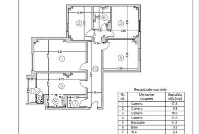Apartament 4 camere 83.4 mp str.Victoriei, bl.114 Alba Iulia - 2