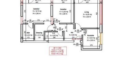 3CAM. DECOMANDAT (77MP) -COMPLEX 3 BLOCURI P+3 / METROU N TECLU! - 2