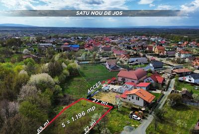 Teren 1,200mp si 400m2 cota drum Satu Nou de Jos / Strada Principala - 3