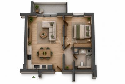 Pret avantajos! Vanzare apartament cu doua camere zona Petrom Baciu! - 2