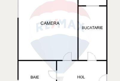 Apartament 1 camera de vanzare Calea Turzii162-168, 40mp, Parcare - 12