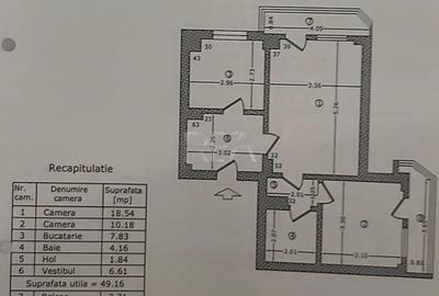 2 camere Obor, inst. schimb., parcare, et. 4, an 1982, anvelopat - 14