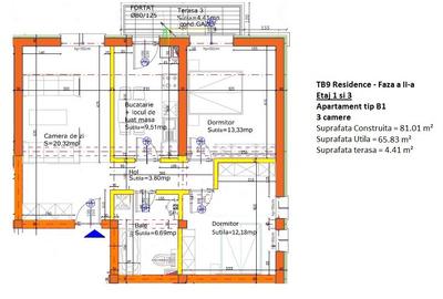 TB9 Residence | Faza a 2-a | 3 cam tip B1 | 0% comision - 6