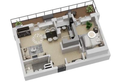 Apartament 2 camere de vanzare in Tomis Nord - Madrid Park - 2