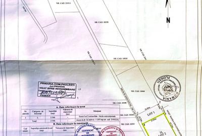 Teren agricol extravilan de 2600 mp, în Găgeni