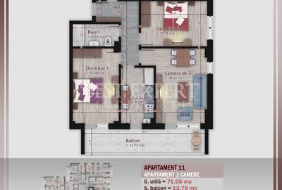 Apartament cu 3 camere semidecomandat în Theodor Pallady