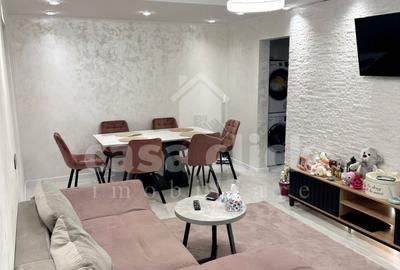 Apartament cu 3 camere semidecomandat, mobilat în Țiglina 2