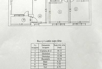 De vânzare: ap. 3 cam - clinica stomatologica - Regie - Grozăvești - 9