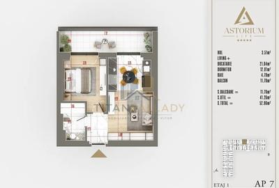 Apartament cu 2 camere decomandat în Theodor Pallady