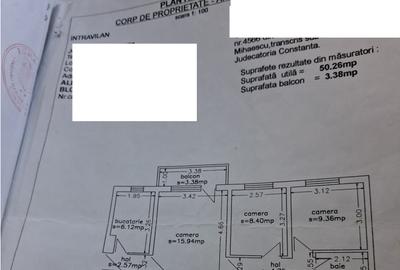 Apartament 3 Camere 54mp - Tomis Nord - 105.000 Euro - 13