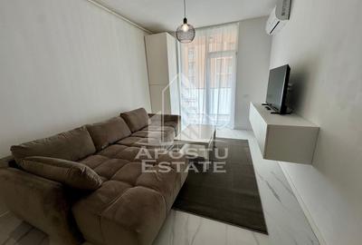 Apartament cu 2 camere semidecomandat, mobilat în Torontalului