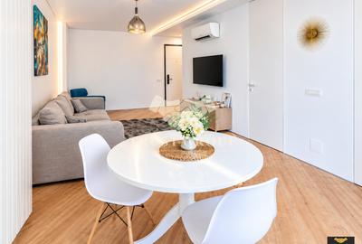 Apartament cu 2 camere semidecomandat, mobilat în Floreasca