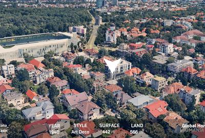 Interbelic Art Deco Villa 440 sqm + Land 566 sqm • Zona Domenii - Casin - 1 Mai - 7