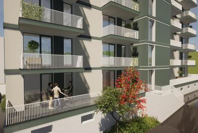 Apartament 2 camere , 46mp utili + balcon, BLOC NOU , Zona - Cetate - 7
