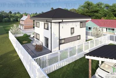 Vila de lux, independenta energetic, 255mp, 650mp teren, langa Padurea Snagov, j - 12