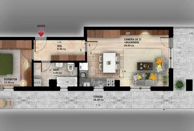 Apartament 2 camere ansamblu superb finisaje premium mutare rapida - 2