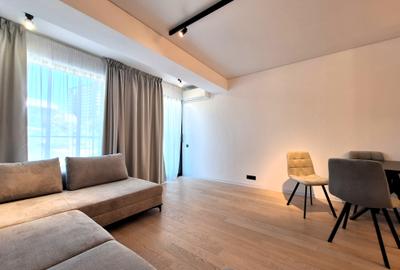 Apartament cu 2 camere semidecomandat, mobilat în Barbu Văcărescu