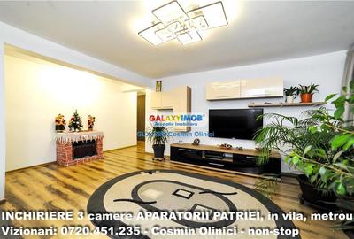 INCHIRIERE 3 camere BERCENI - Aparatorii Patriei, metrou, in vila - 1