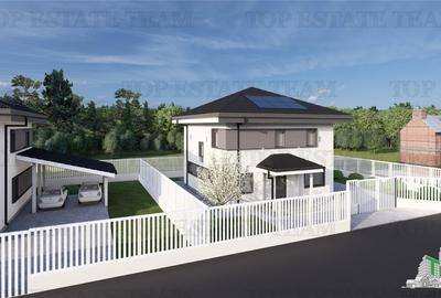 Vila de lux, independenta energetic, 255mp, 650mp teren, langa Padurea Snagov, j - 11