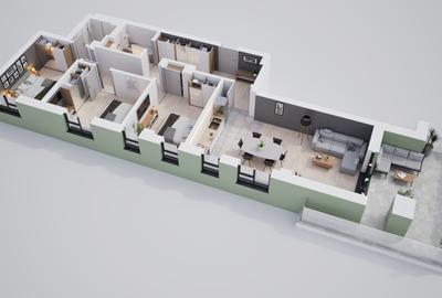 Apartament spațios, 4 camere – ansamblu cu parc și zone verzi - 16