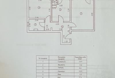 Comision Zero, Apartament 2 camere 55mp, Plantelor et. 2/4 - 2
