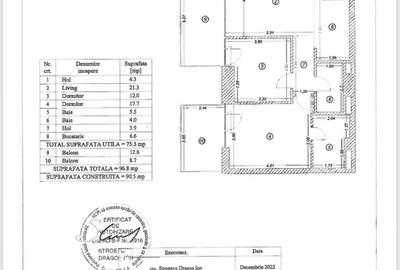 Inchiriere Apartament 3 Camere – One Verdi Park, Barbu Vacarescu - 9