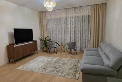 Apartament cu 2 camere semidecomandat, mobilat în Pipera