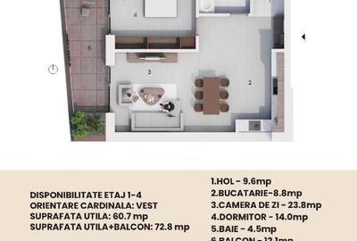 VoG Delea Noua - Decebal 2 camere bloc nou - 8