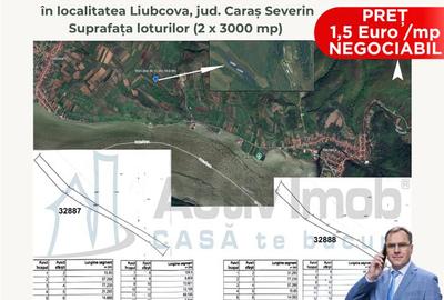 Teren extravilan 3.000 mp – Liubcova, in Liubcova zona Slatina (Clisura Dunarii) - 1