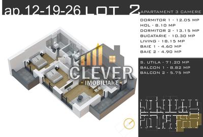 Apartament cu 3 camere decomandat în Theodor Pallady