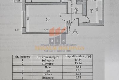 Apartament 2 camere, Negru-Voda, etajul 2, doua balcoane - 2