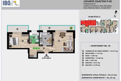 Apartamente 2 camere - Mamaia Nord / Sat - 7