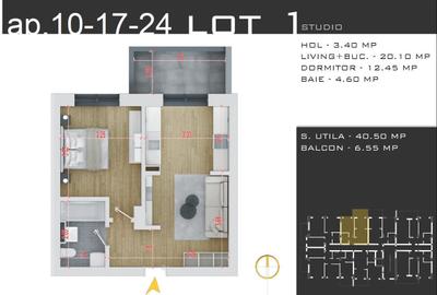 Apartament cu 2 camere decomandat în Theodor Pallady