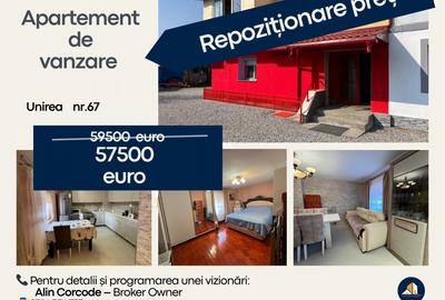 Repoziționare preț | Ap. 2 camere – Unirea, Bistrița - 1