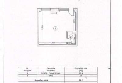 Spațiu Comercial 35 mp  Zona Stadion  Vad Excelent - 12