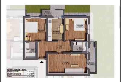 Vănd Apartament 3 Cam  Strada Trifoiului Dobroesti Fundeni - 10