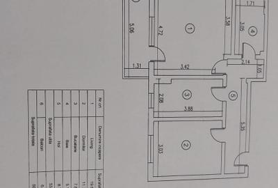 Apartament cu 2 camere decomandat, mobilat în Central