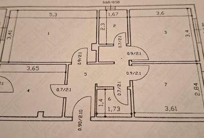 Apartament cu 3 camere, DECOMANDAT, zona NICOLINA-BELVEDERE - 1