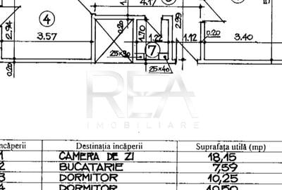 3 camere, 8/8, decomandat, bloc 1984, 72mp-Crangasi, Podul Grant - 12