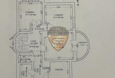 Casa S+P+1E+M Valu lui Traian 8 camere 3 bai 1 balcon 4 terase garaj teren 1216m - 37