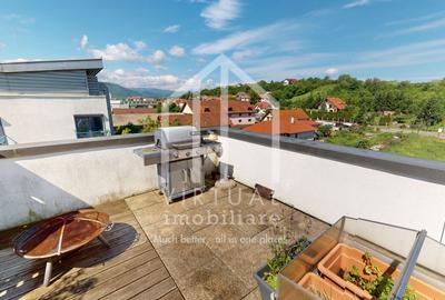 Penthouse cu 3 camere, 89mp utili si terasa 118mp, mobilat, Cisnadie - 26