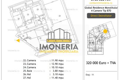 Direct Dezoltator | 4 camere 100 mp+terasa privata 122 mp | parc 800m |Finalizat - 6