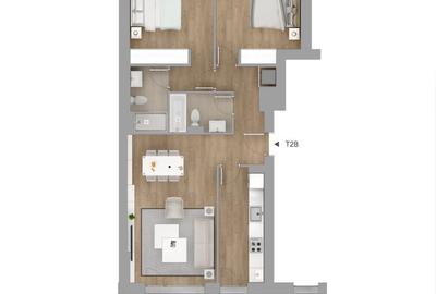 Apartament cu 3 camere decomandat în Morarilor